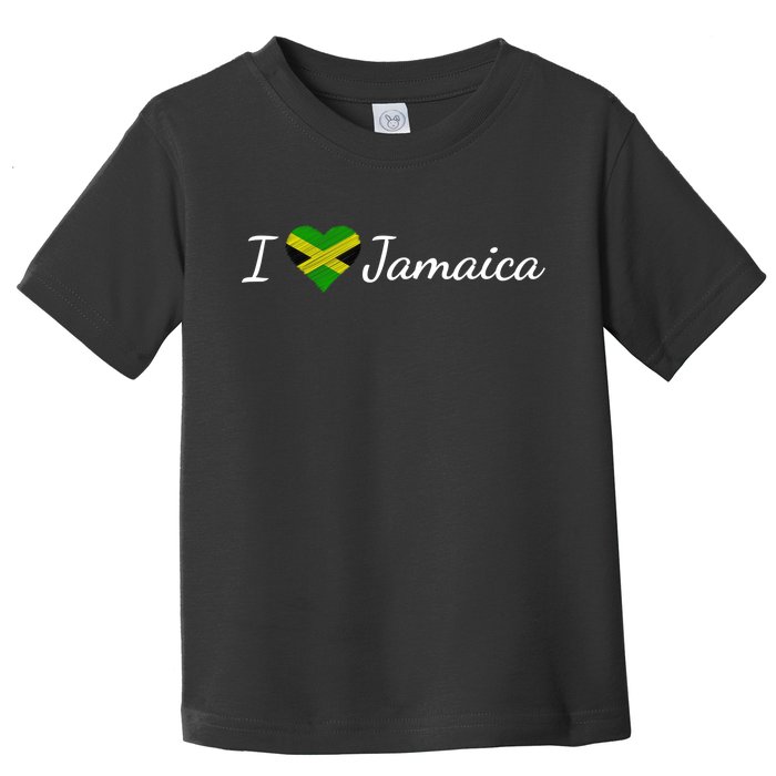 I Love Jamaica Toddler T-Shirt