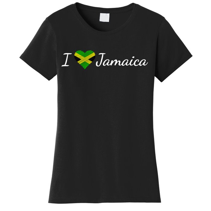 I Love Jamaica Women's T-Shirt