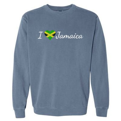 I Love Jamaica Garment-Dyed Sweatshirt