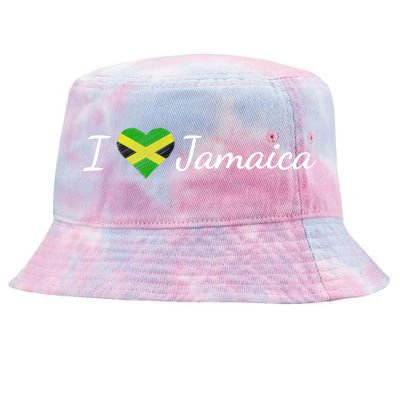 I Love Jamaica Tie-Dyed Bucket Hat