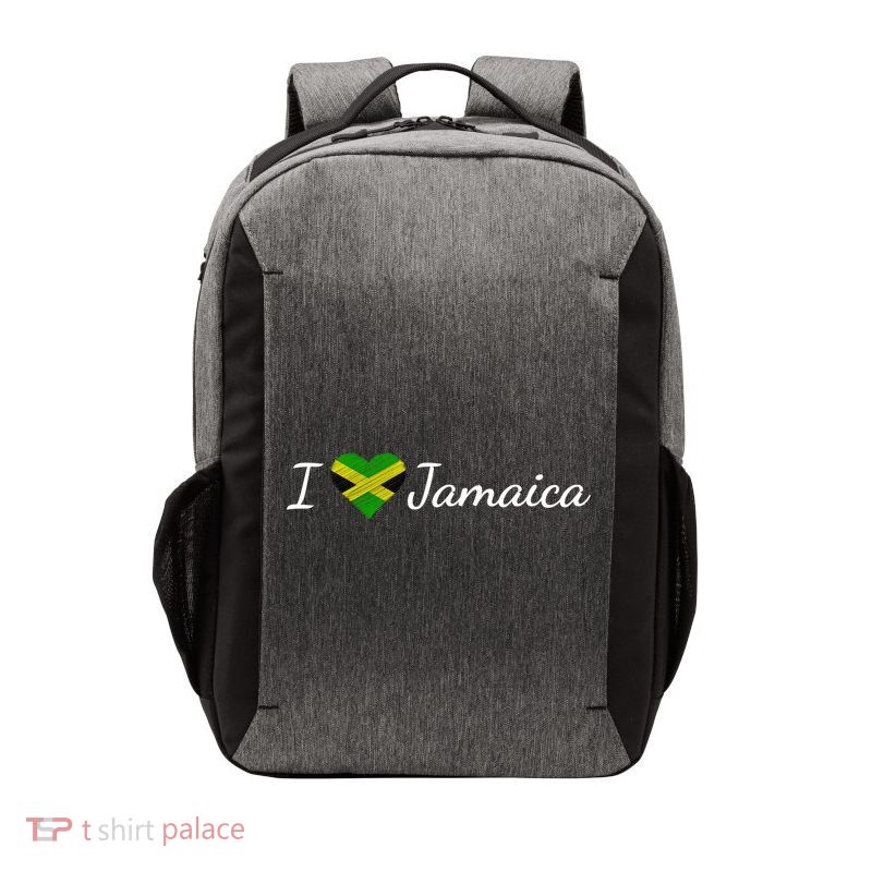 I Love Jamaica Vector Backpack