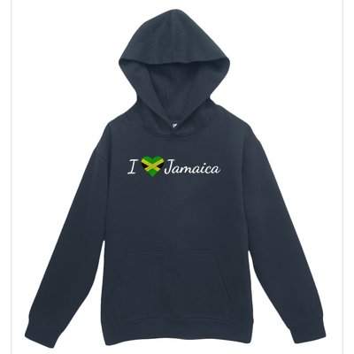 I Love Jamaica Urban Pullover Hoodie