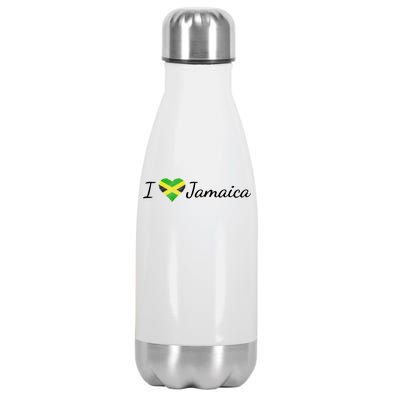 I Love Jamaica Stainless Steel Insulated Water Bottle