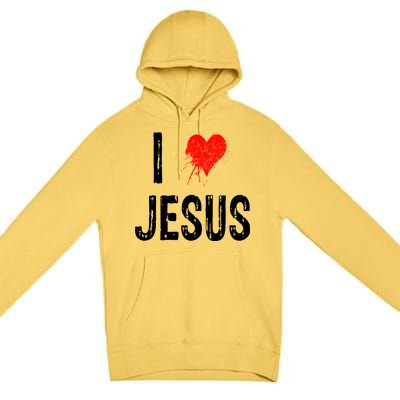 I Love Jesus Premium Pullover Hoodie