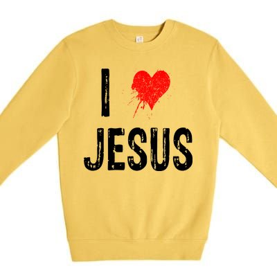 I Love Jesus Premium Crewneck Sweatshirt