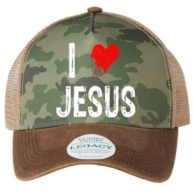 I Love Jesus Legacy Tie Dye Trucker Hat