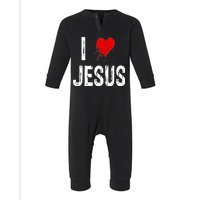 I Love Jesus Infant Fleece One Piece