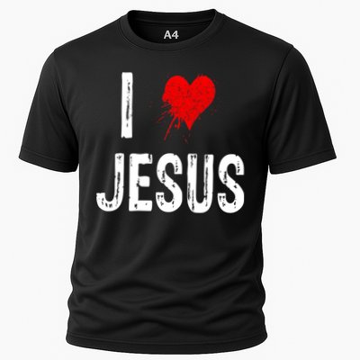 I Love Jesus Cooling Performance Crew T-Shirt
