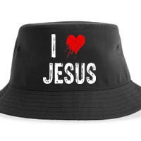 I Love Jesus Sustainable Bucket Hat