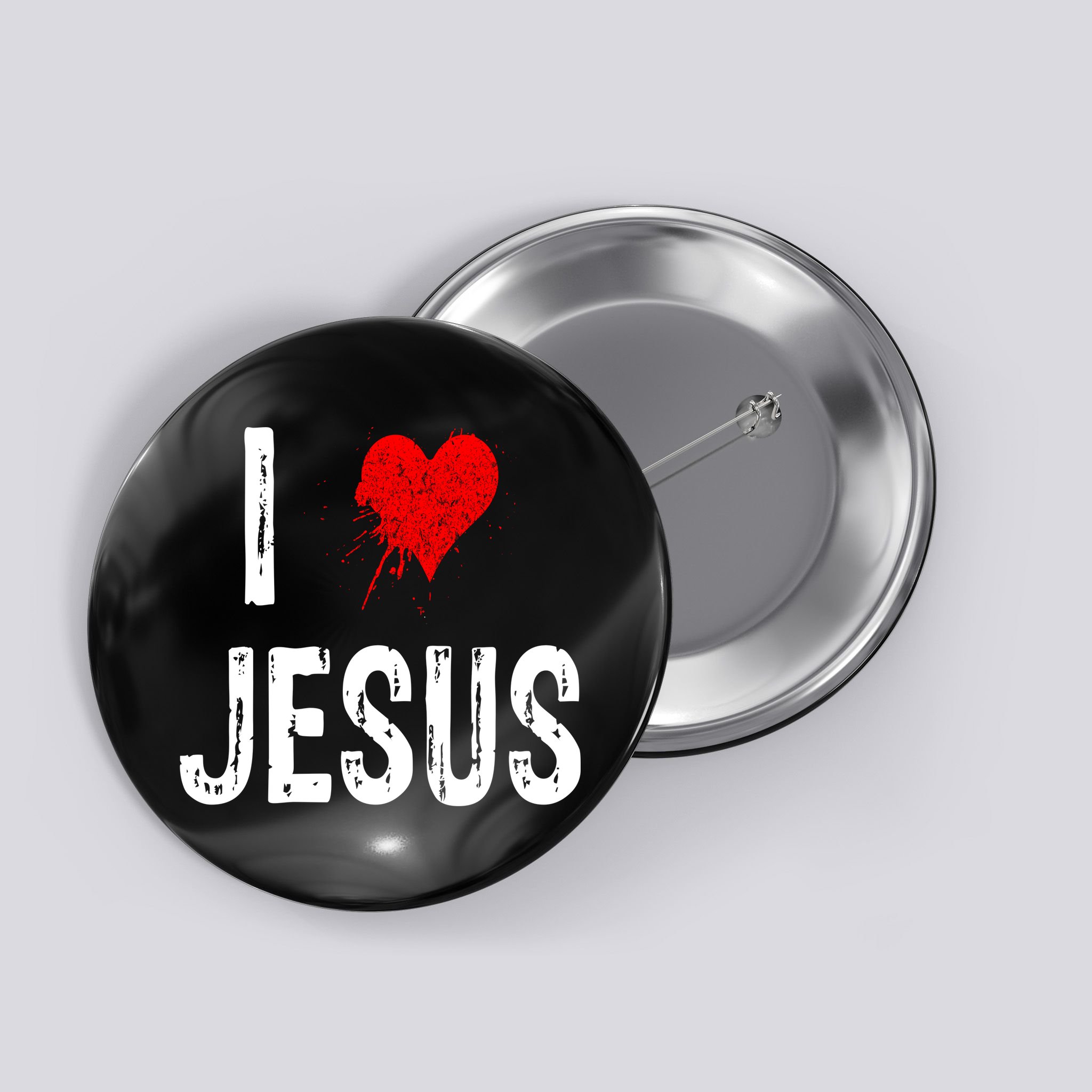 I Love Jesus Button