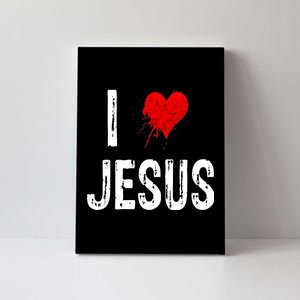 I Love Jesus Canvas