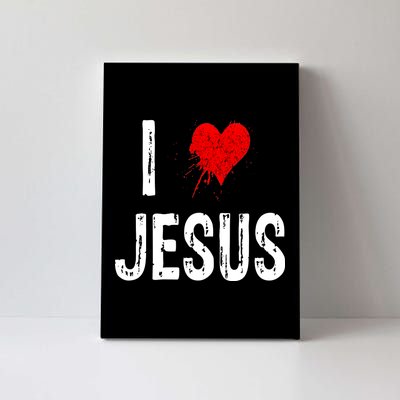 I Love Jesus Canvas