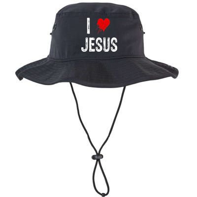 I Love Jesus Legacy Cool Fit Booney Bucket Hat