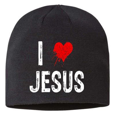 I Love Jesus Sustainable Beanie