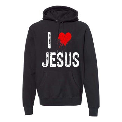 I Love Jesus Premium Hoodie