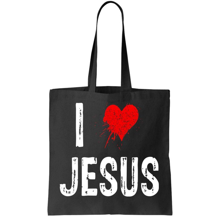 I Love Jesus Tote Bag