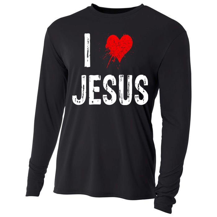 I Love Jesus Cooling Performance Long Sleeve Crew