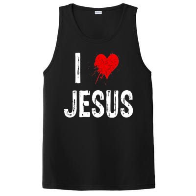 I Love Jesus PosiCharge Competitor Tank