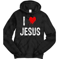 I Love Jesus Tie Dye Hoodie