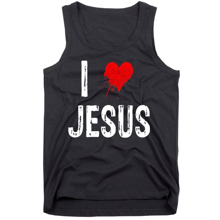 I Love Jesus Tank Top