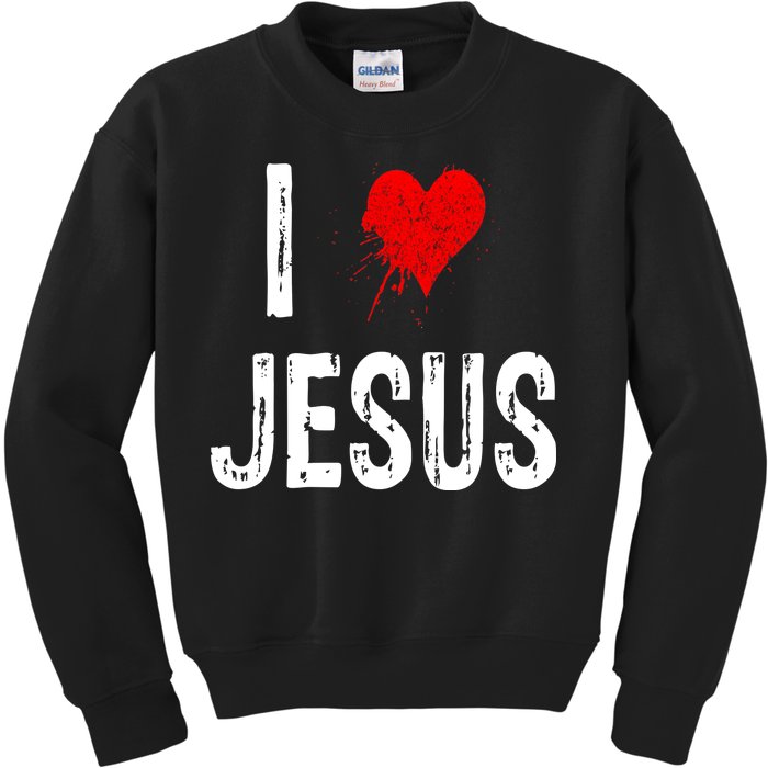 I Love Jesus Kids Sweatshirt