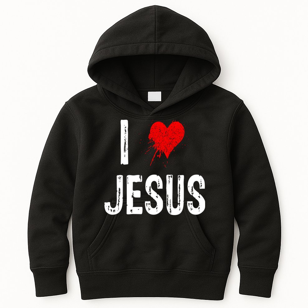I Love Jesus Kids Hoodie