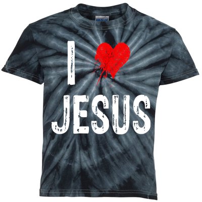 I Love Jesus Kids Tie-Dye T-Shirt