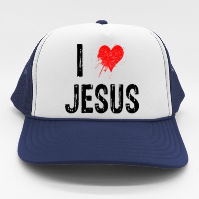 I Love Jesus Trucker Hat