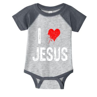 I Love Jesus Infant Baby Jersey Bodysuit