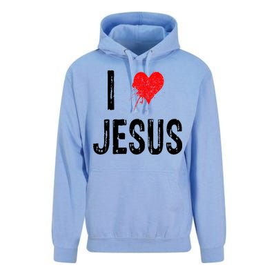 I Love Jesus Unisex Surf Hoodie