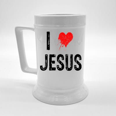 I Love Jesus Beer Stein