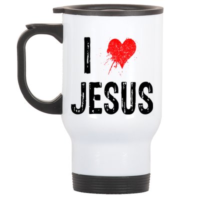 I Love Jesus Stainless Steel Travel Mug