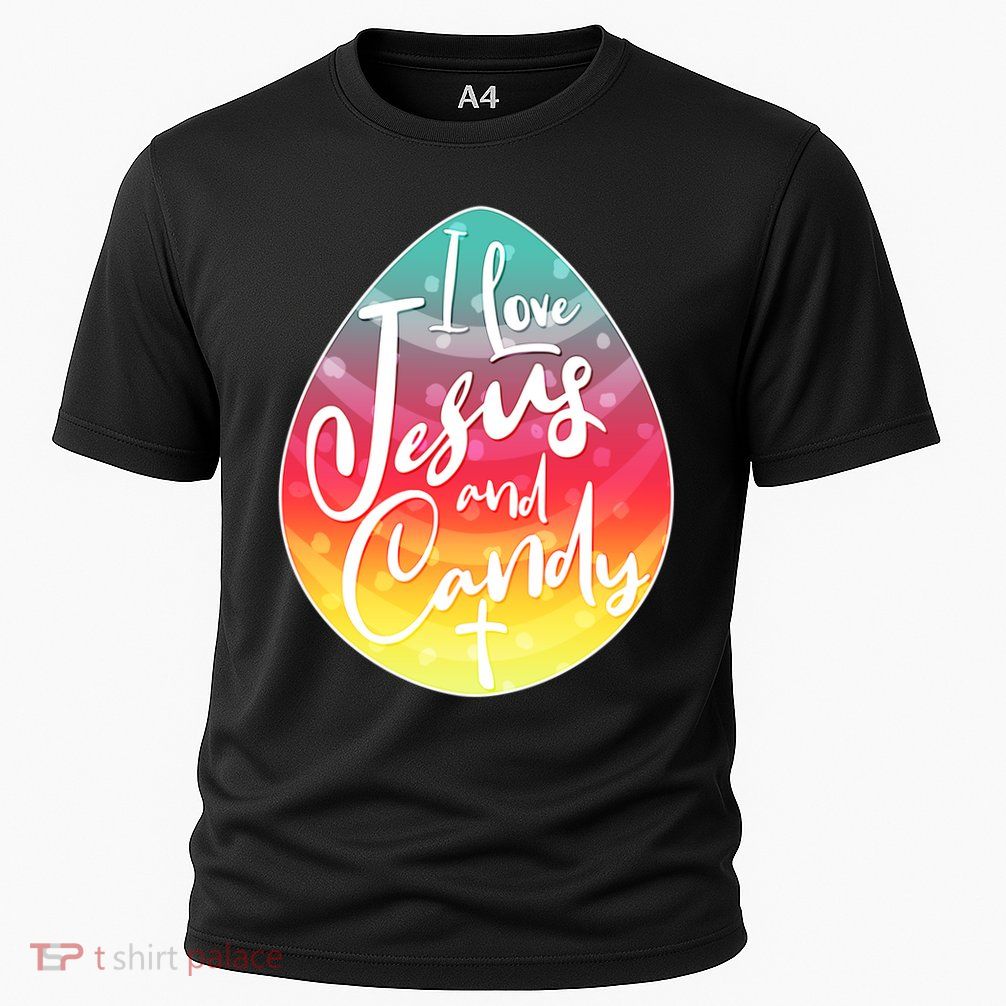 I Love Jesus And Candy Performance Shirt