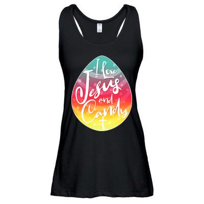 I Love Jesus And Candy Ladies Essential Flowy Tank