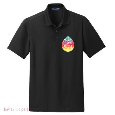 I Love Jesus And Candy Dry Zone Grid Polo