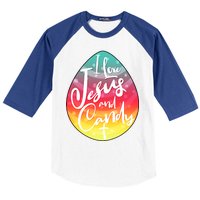 I Love Jesus And Candy Baseball Sleeve Shirt