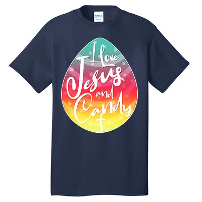 I Love Jesus And Candy Tall T-Shirt