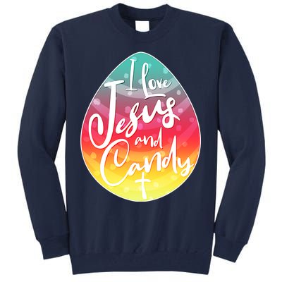 I Love Jesus And Candy Tall Sweatshirt