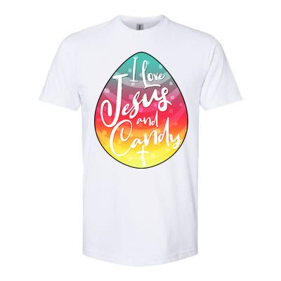 I Love Jesus And Candy Softstyle® CVC T-Shirt