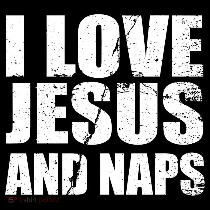 I Love Jesus And Naps 16 in Basic Backpack