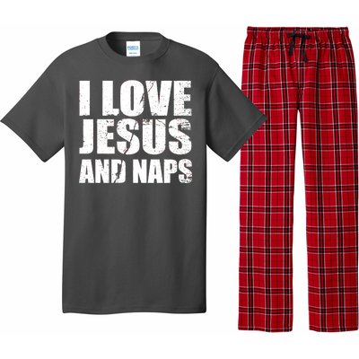 I Love Jesus And Naps Pajama Set