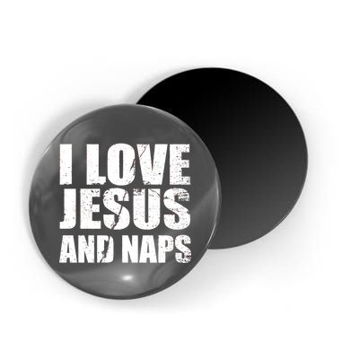 I Love Jesus And Naps Magnet