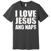 I Love Jesus And Naps Premium T-Shirt