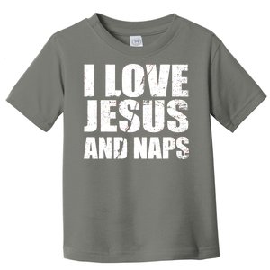 I Love Jesus And Naps Toddler T-Shirt