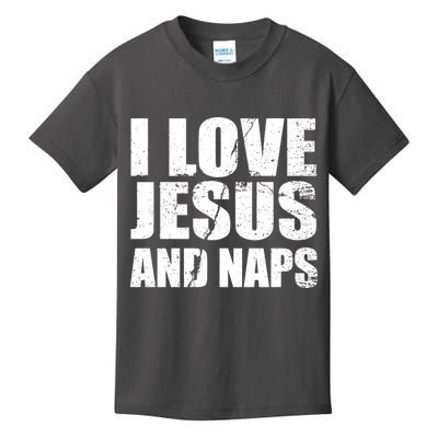 I Love Jesus And Naps Kids T-Shirt