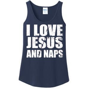 I Love Jesus And Naps Ladies Essential Tank