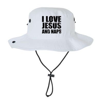 I Love Jesus And Naps Legacy Cool Fit Booney Bucket Hat