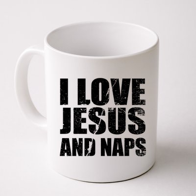 I Love Jesus And Naps Coffee Mug