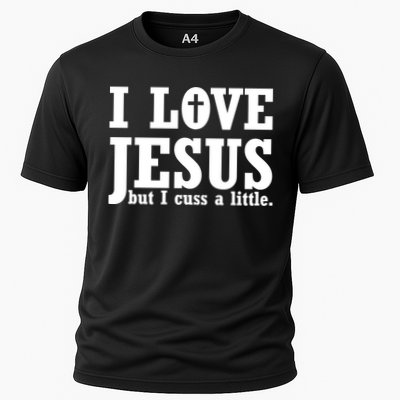I Love Jesus But I Cuss A Little Performance Shirt