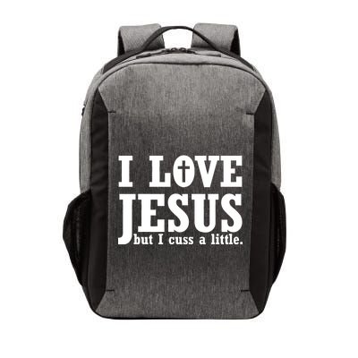 I Love Jesus But I Cuss A Little Vector Backpack